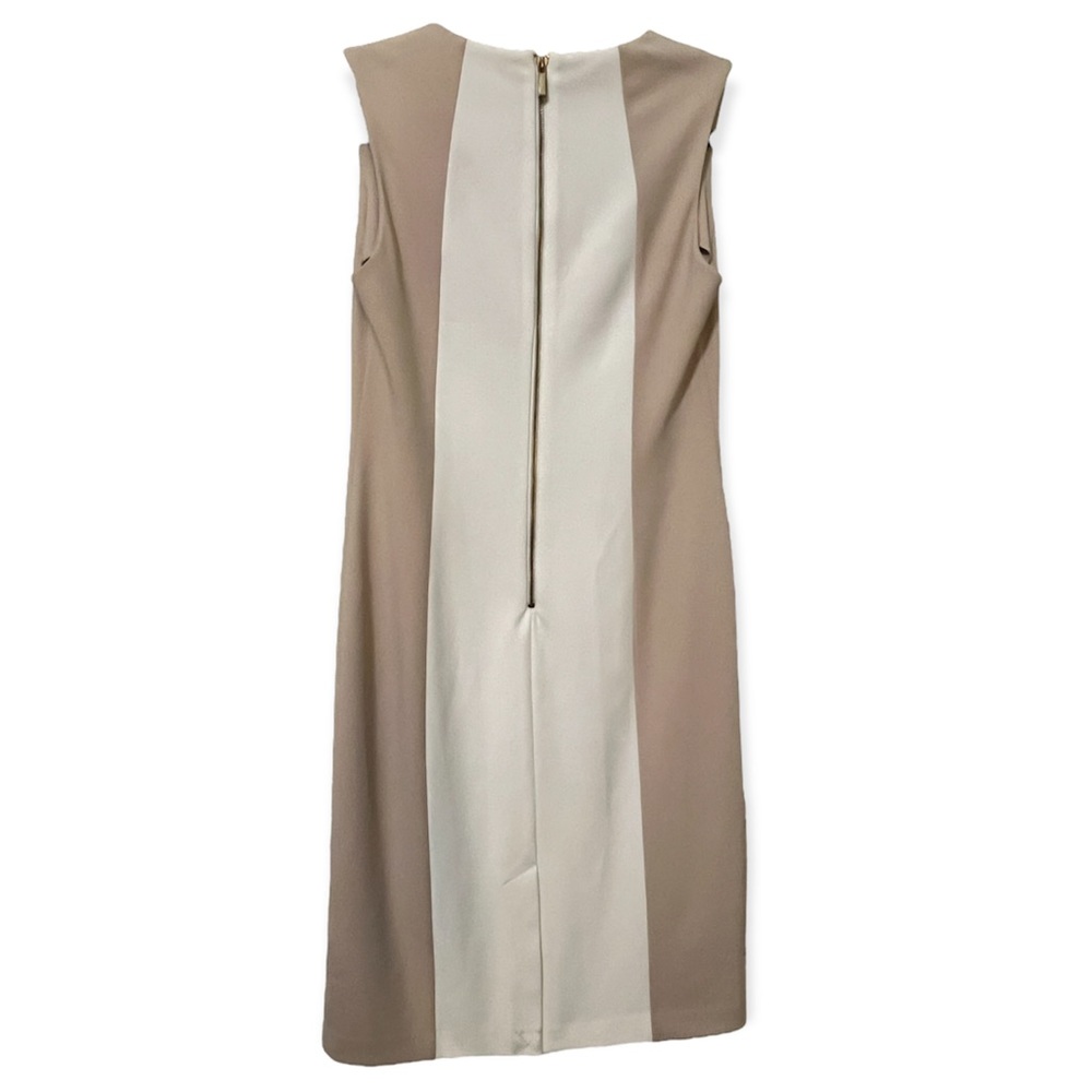 Sharagano white and nude dress size 4 - Picture 2 of 7